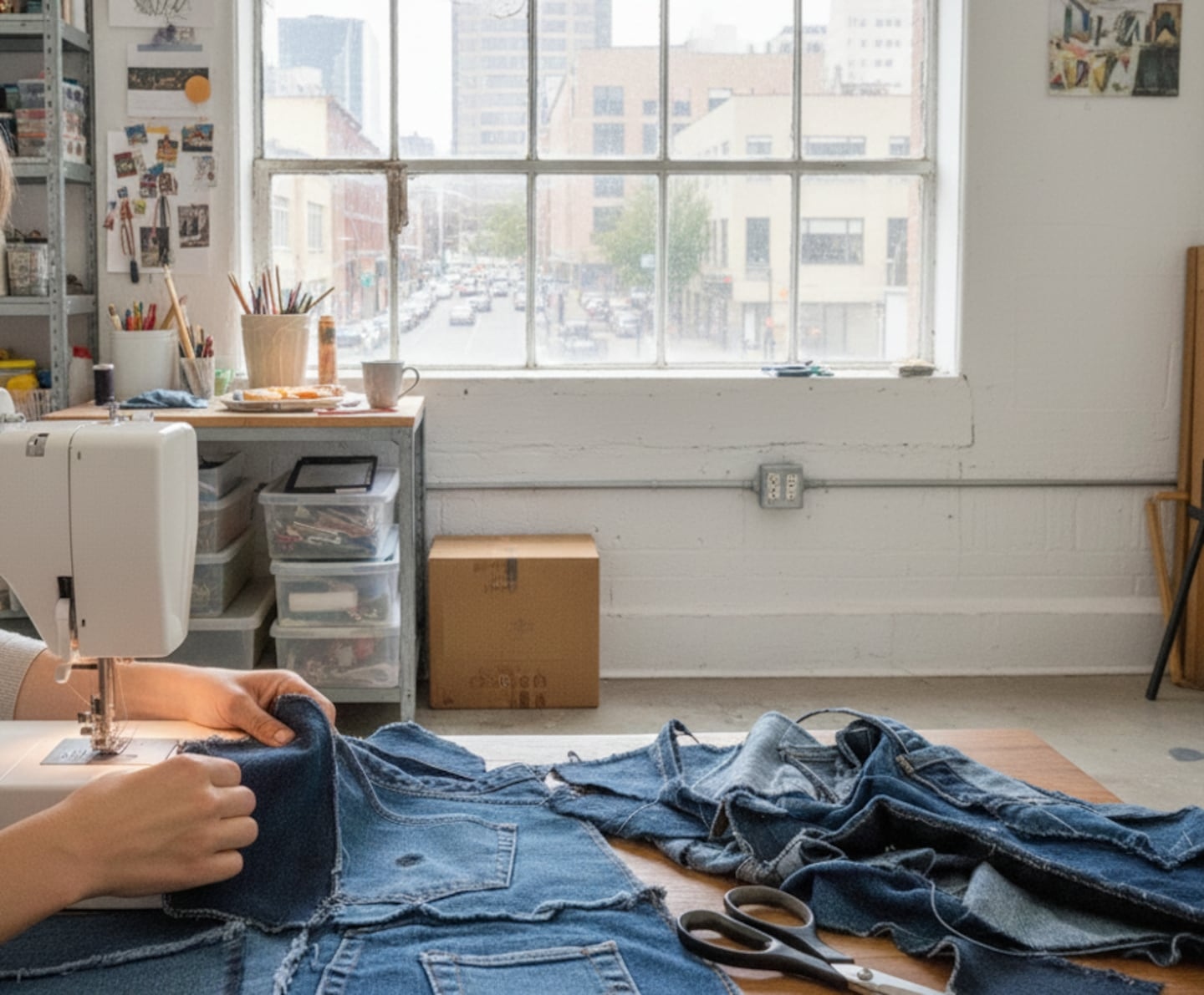 DIY από παλιά Jeans: Φτιάξε μια κουρτίνα για το μπάνιο που δεν θα τη βρεις σε κανένα μαγαζί 2 DIY από παλιά Jeans: Φτιάξε μια κουρτίνα για το μπάνιο που δεν θα τη βρεις σε κανένα μαγαζί