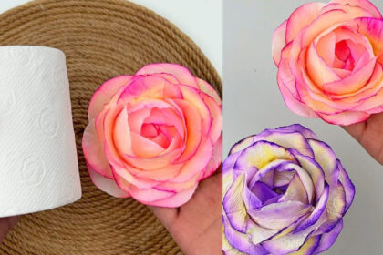 Το πιο ιδιαίτερο DIY: Λουλούδια από χαρτί υγείας και το κόλπο με το ποτήρι