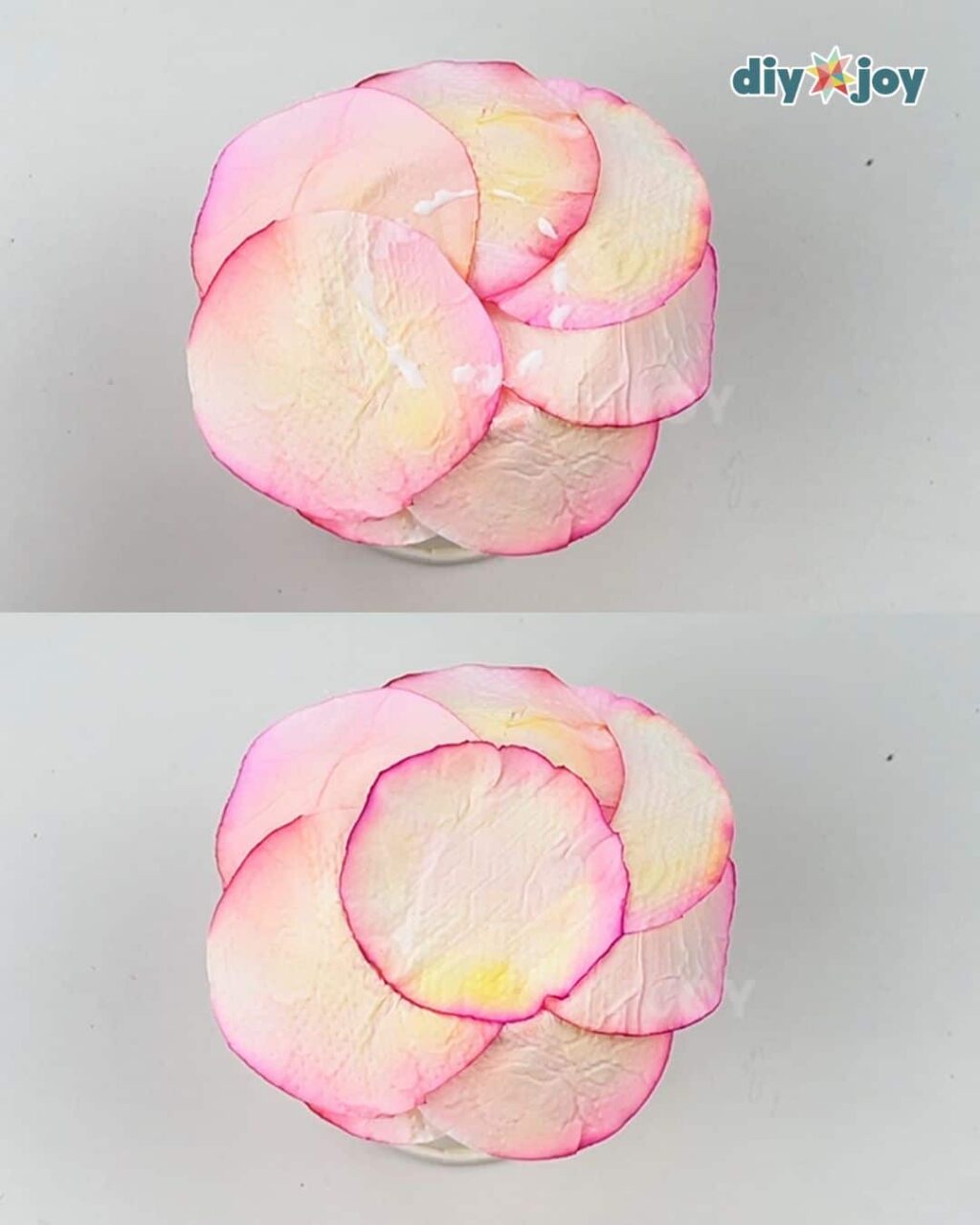 Το πιο ιδιαίτερο DIY: Λουλούδια από χαρτί υγείας και το κόλπο με το ποτήρι 10 Το πιο ιδιαίτερο DIY: Λουλούδια από χαρτί υγείας και το κόλπο με το ποτήρι