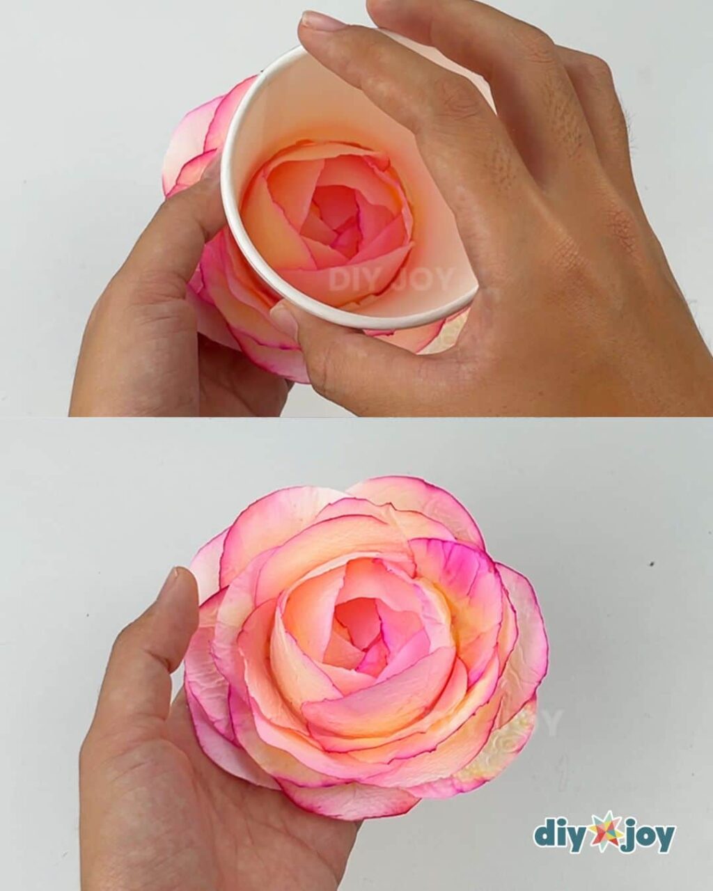 Το πιο ιδιαίτερο DIY: Λουλούδια από χαρτί υγείας και το κόλπο με το ποτήρι 11 Το πιο ιδιαίτερο DIY: Λουλούδια από χαρτί υγείας και το κόλπο με το ποτήρι