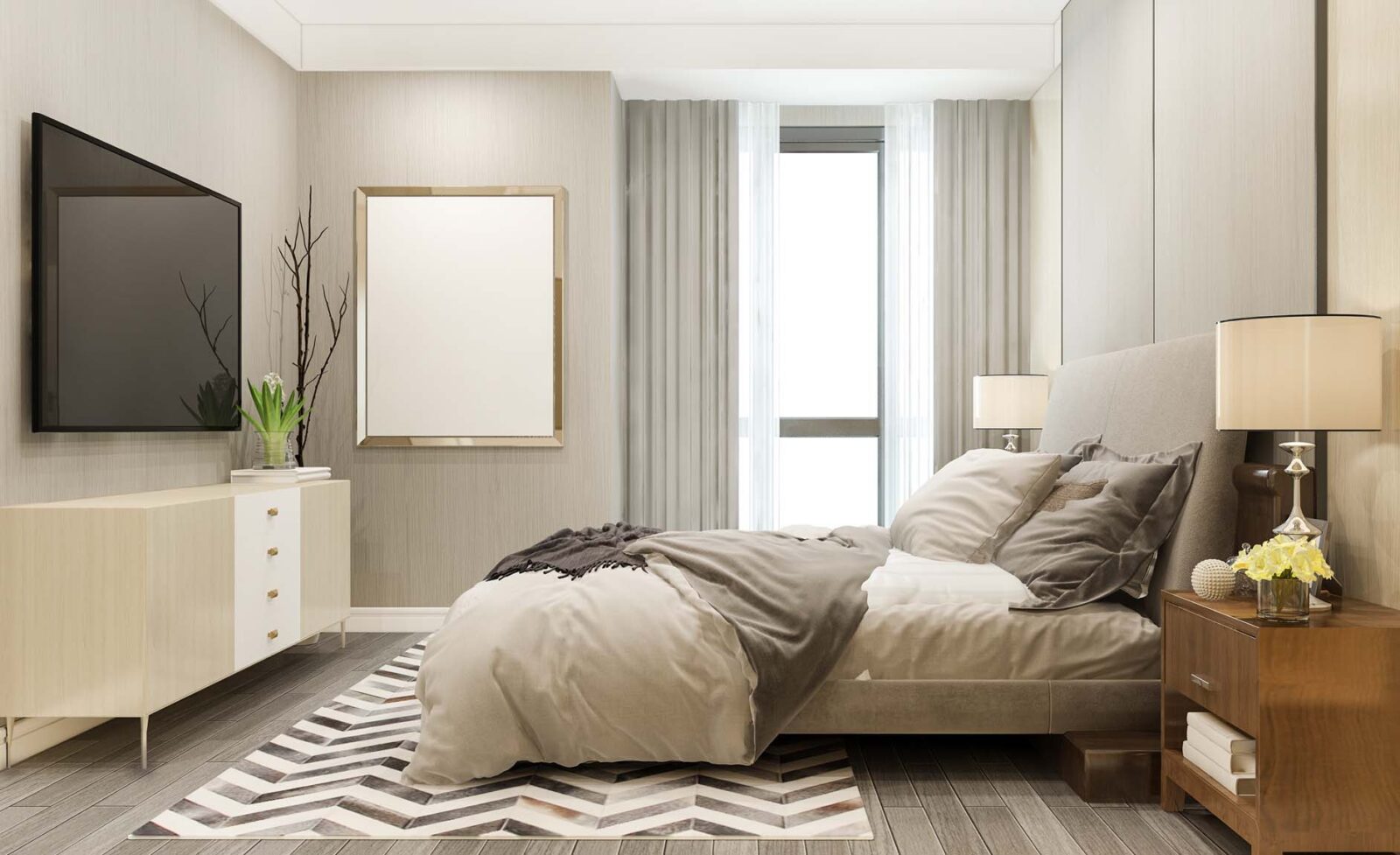 Τα βασικά κριτήρια για την επιλογή τηλεόρασης για την κρεβατοκάμαρα