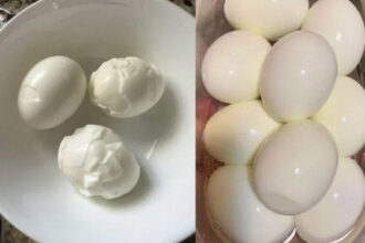 Το κόλπο για να ξεφλουδίζονται εύκολα τα βραστά αυγά χωρίς σπασίματα και χωρίς πράσινο στον κρόκο