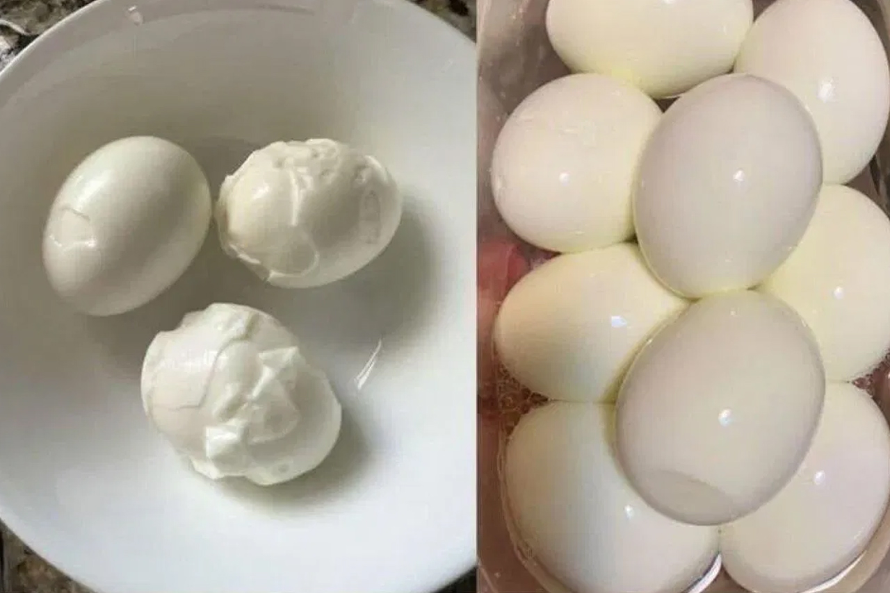 Το κόλπο για να ξεφλουδίζονται εύκολα τα βραστά αυγά χωρίς σπασίματα και χωρίς πράσινο στον κρόκο