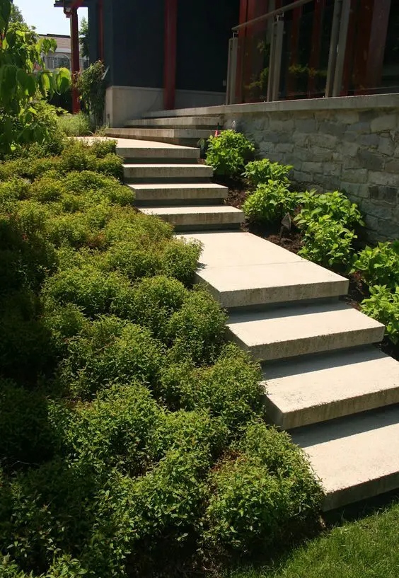 Τσιμεντένια σκαλιά κήπου: Πλεονεκτήματα, μειονεκτήματα και 25 μοντέρνες ιδέες 14 Τσιμεντένια σκαλιά κήπου: Πλεονεκτήματα, μειονεκτήματα και 25 μοντέρνες ιδέες