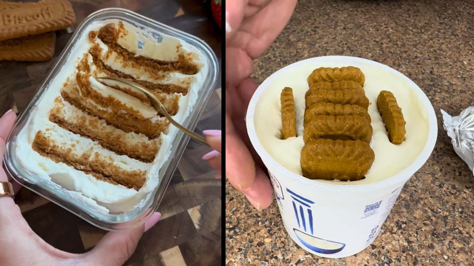 Το viral Japanese Cheesecake με Biscoff και γιαούρτι που έχει ξετρελάνει το TikTok