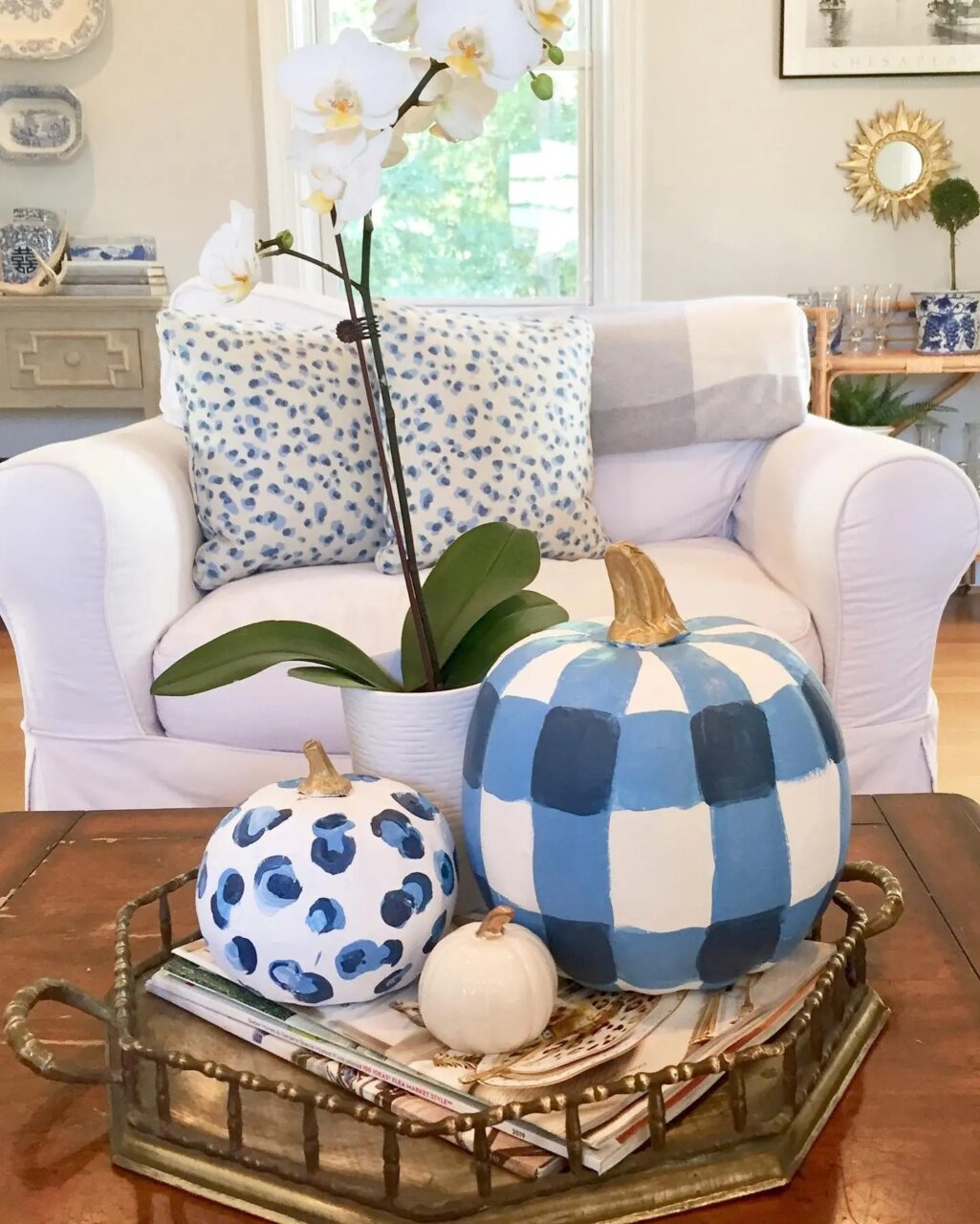 Ζωγραφισμένες κολοκύθες: 25 εύκολες ιδέες που δεν χρειάζονται καν σκαλίσματα 4 Ζωγραφισμένες κολοκύθες