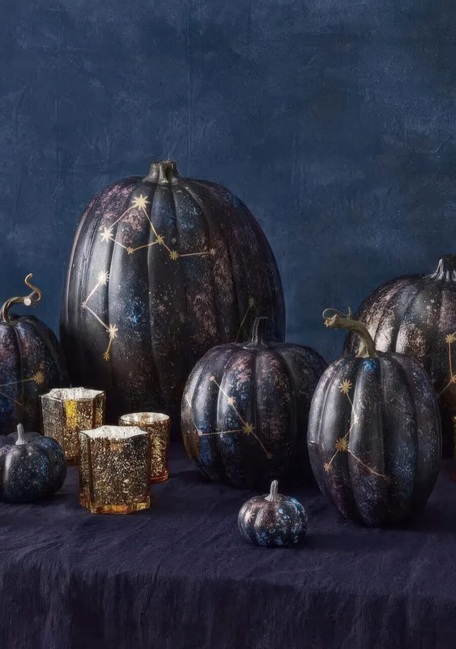 Ζωγραφισμένες κολοκύθες: 25 εύκολες ιδέες που δεν χρειάζονται καν σκαλίσματα 8 Ζωγραφισμένες κολοκύθες