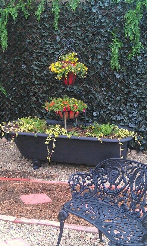 20 κατασκευές κήπου με παλιές μπανιέρες 16 20 κατασκευές κήπου με παλιές μπανιέρες