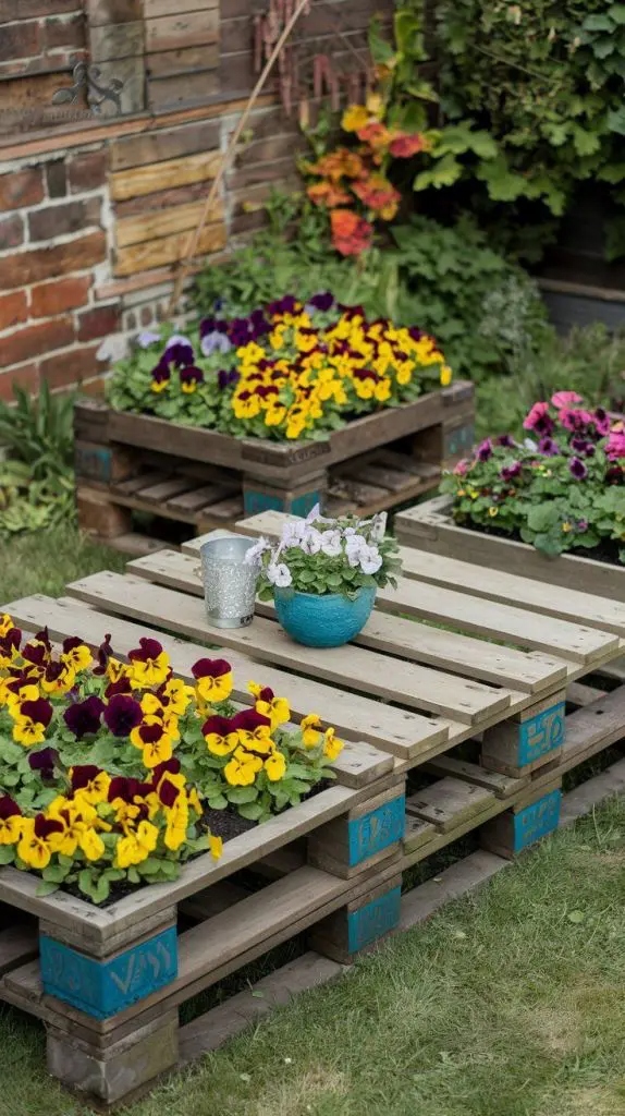 Παλέτες στον κήπο: Διακοσμήστε με αυτές τις 43 Ιδέες χωρίς πολλά χρήματα αλλά με πολύ γούστο 35 Παλέτες στον κήπο: Διακοσμήστε με αυτές τις 43 Ιδέες χωρίς πολλά χρήματα αλλά με πολύ γούστο