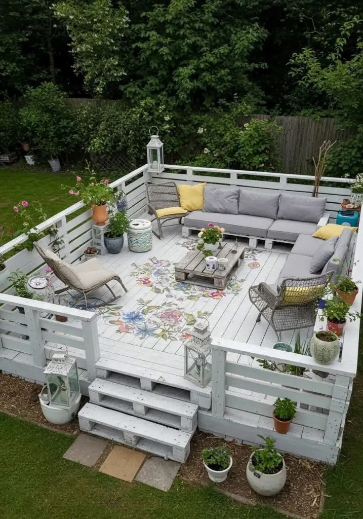 Παλέτες στον κήπο: Διακοσμήστε με αυτές τις 43 Ιδέες χωρίς πολλά χρήματα αλλά με πολύ γούστο 6 Παλέτες στον κήπο: Διακοσμήστε με αυτές τις 43 Ιδέες χωρίς πολλά χρήματα αλλά με πολύ γούστο