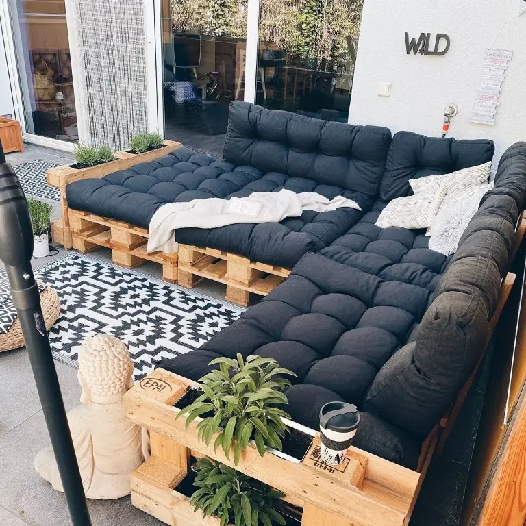 Παλέτες στον κήπο: Διακοσμήστε με αυτές τις 43 Ιδέες χωρίς πολλά χρήματα αλλά με πολύ γούστο 40 Παλέτες στον κήπο: Διακοσμήστε με αυτές τις 43 Ιδέες χωρίς πολλά χρήματα αλλά με πολύ γούστο