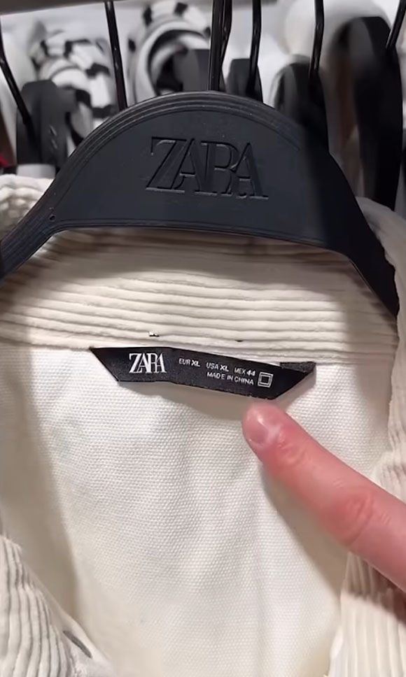 Το κόλπο της ετικέτας για να εντοπίσεις τα ποιοτικά ρούχα στα Zara 4 Το κόλπο της ετικέτας για να εντοπίσεις τα ποιοτικά ρούχα στα Zara