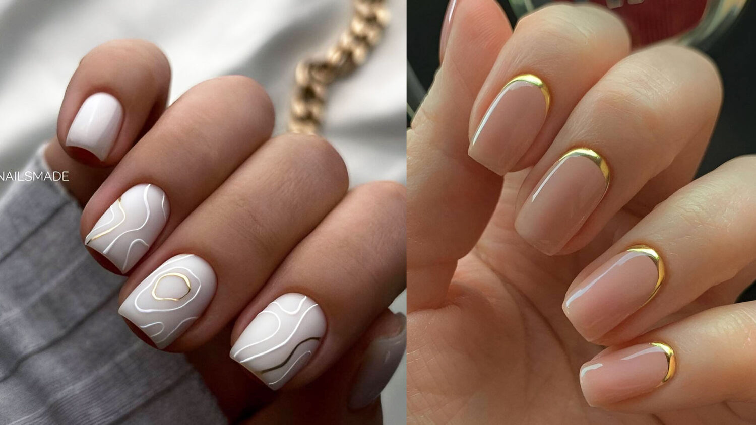 σχέδια για κοντά νύχια