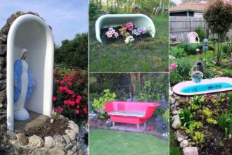 20 κατασκευές κήπου με παλιές μπανιέρες