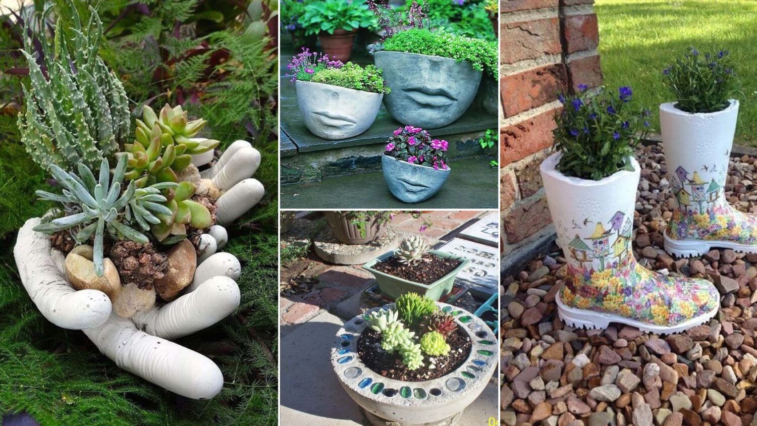 Κατασκευές κήπου με τσιμέντο: 18 ιδέες