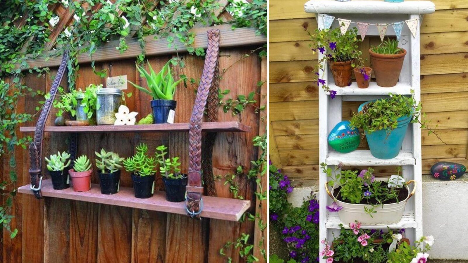 κατασκευές κήπου από παλιά ράφια