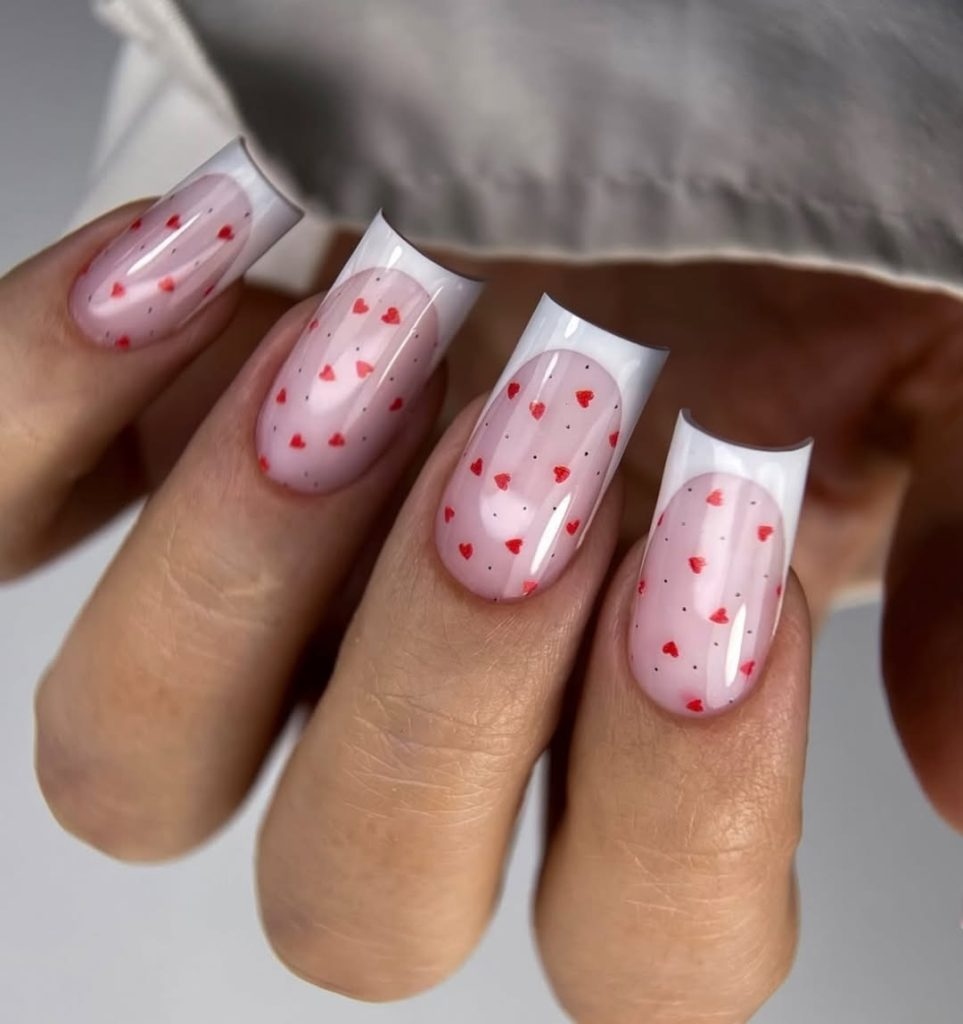 10 Στυλάτα σχέδια για Νύχια για την Ημέρα του Αγίου Βαλεντίνου 5 Νύχια Αγίου Βαλεντίνου