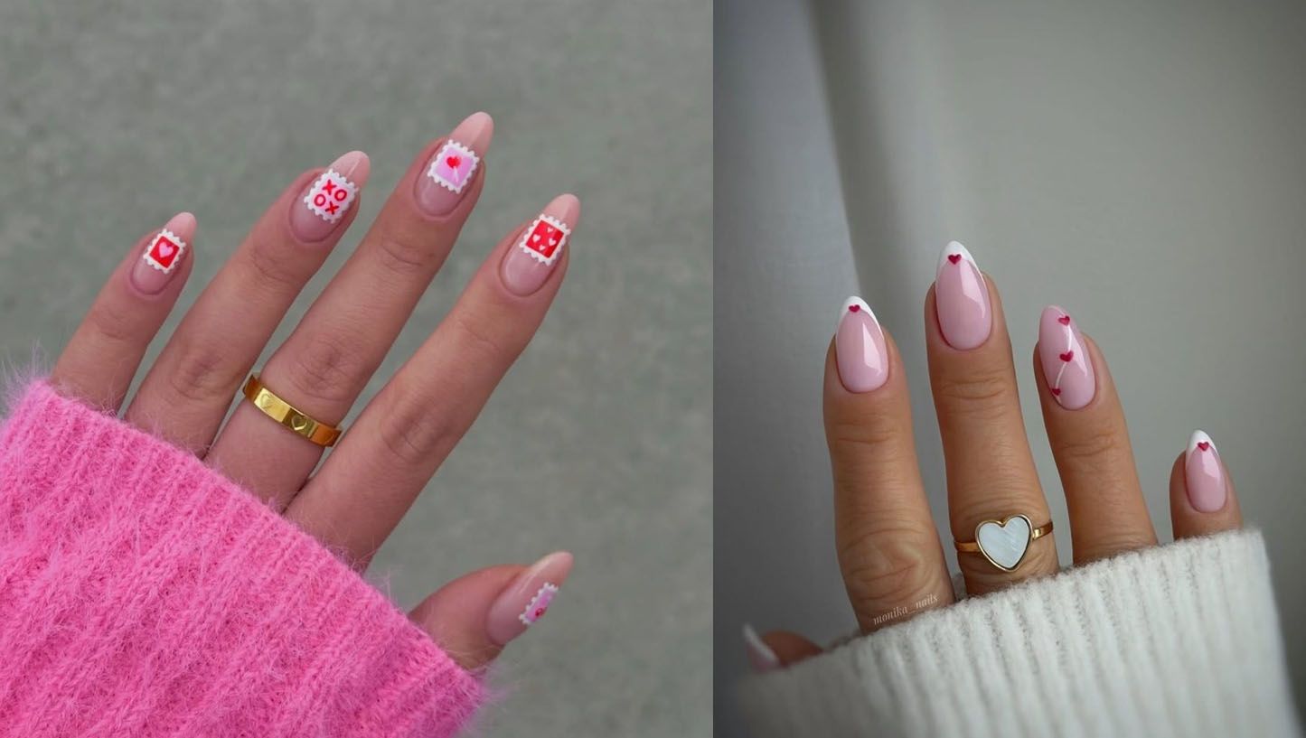 10 Στυλάτα σχέδια για Νύχια για την Ημέρα του Αγίου Βαλεντίνου