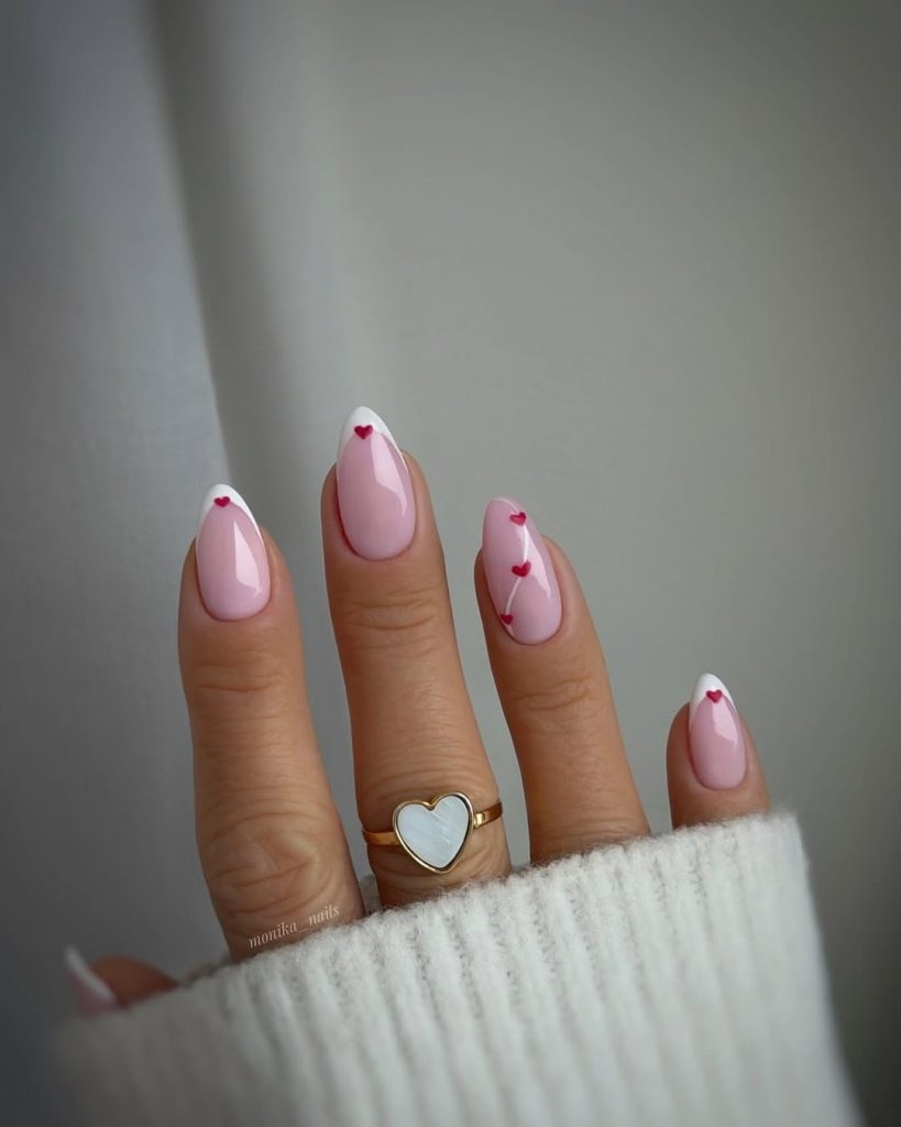 10 Στυλάτα σχέδια για Νύχια για την Ημέρα του Αγίου Βαλεντίνου 2 Νύχια Αγίου Βαλεντίνου