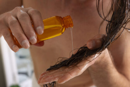 λάδι στα μαλλιά