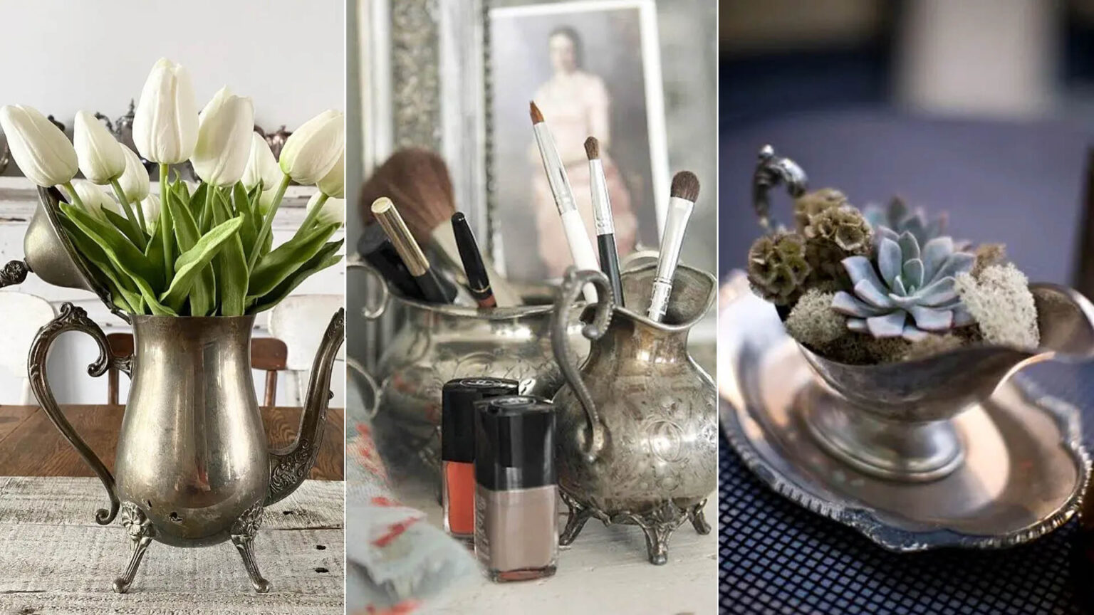 Vintage διακόσμηση με ασήμι: 26 ιδέες που μπορούν να αναβαθμίσουν το σπίτι σου χωρίς κόπο