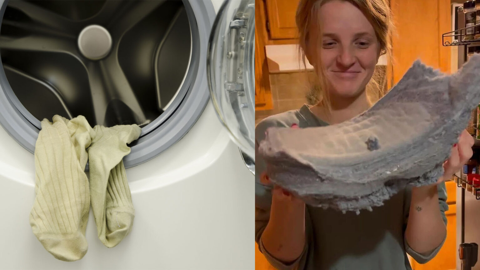 χνούδια στο στεγνωτήριο