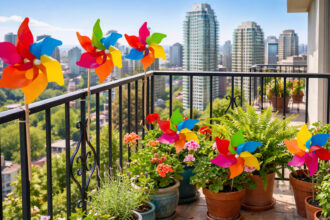 ανεμόμυλοι στο μπαλκόνι