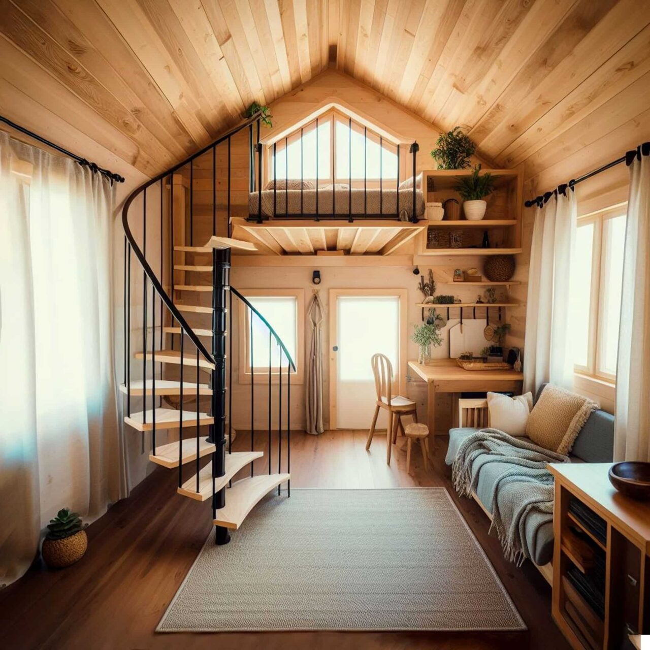 Μικρά σπίτια με πατάρι και σοφίτα: 100 ιδέες και design hacks για να κάνεις ένα μικρό σπίτι να φαίνεται μεγαλύτερο και άνετο 37 Μικρά σπίτια με πατάρι και σοφίτα: 100 ιδέες και design hacks για να κάνεις ένα μικρό σπίτι να φαίνεται μεγαλύτερο και άνετο