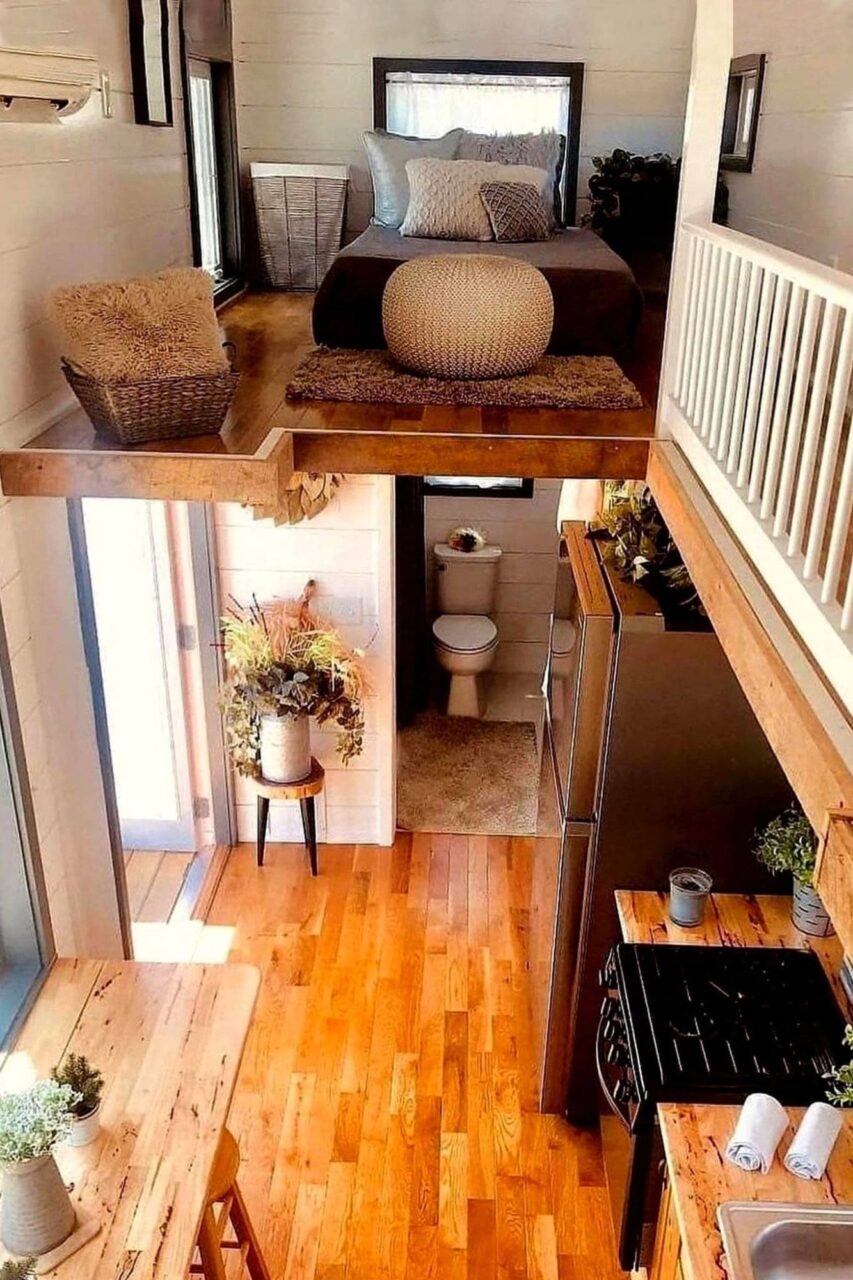 Μικρά σπίτια με πατάρι και σοφίτα: 100 ιδέες και design hacks για να κάνεις ένα μικρό σπίτι να φαίνεται μεγαλύτερο και άνετο 55 Μικρά σπίτια με πατάρι και σοφίτα: 100 ιδέες και design hacks για να κάνεις ένα μικρό σπίτι να φαίνεται μεγαλύτερο και άνετο