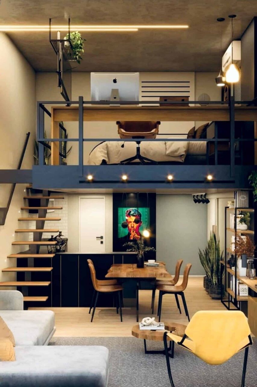 Μικρά σπίτια με πατάρι και σοφίτα: 100 ιδέες και design hacks για να κάνεις ένα μικρό σπίτι να φαίνεται μεγαλύτερο και άνετο 91 Μικρά σπίτια με πατάρι και σοφίτα: 100 ιδέες και design hacks για να κάνεις ένα μικρό σπίτι να φαίνεται μεγαλύτερο και άνετο