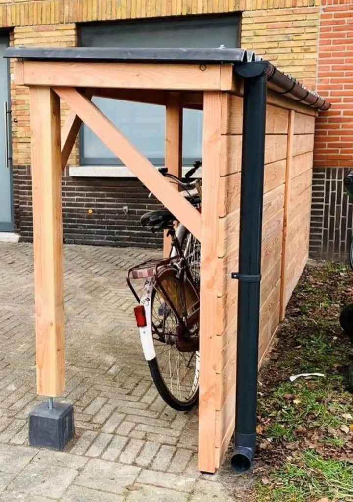 10 έξυπνες ιδέες για να αποθηκεύεις το ποδήλατο έξω από το σπίτι 5 10 έξυπνες ιδέες για να αποθηκεύεις το ποδήλατο έξω από το σπίτι