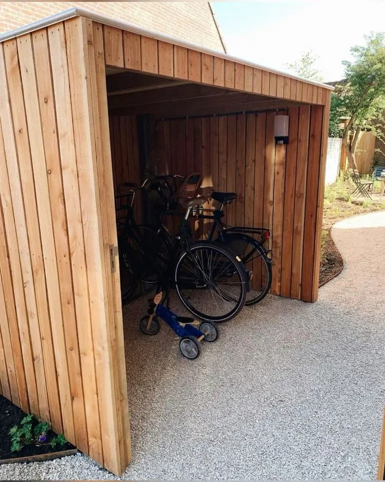 10 έξυπνες ιδέες για να αποθηκεύεις το ποδήλατο έξω από το σπίτι 8 10 έξυπνες ιδέες για να αποθηκεύεις το ποδήλατο έξω από το σπίτι