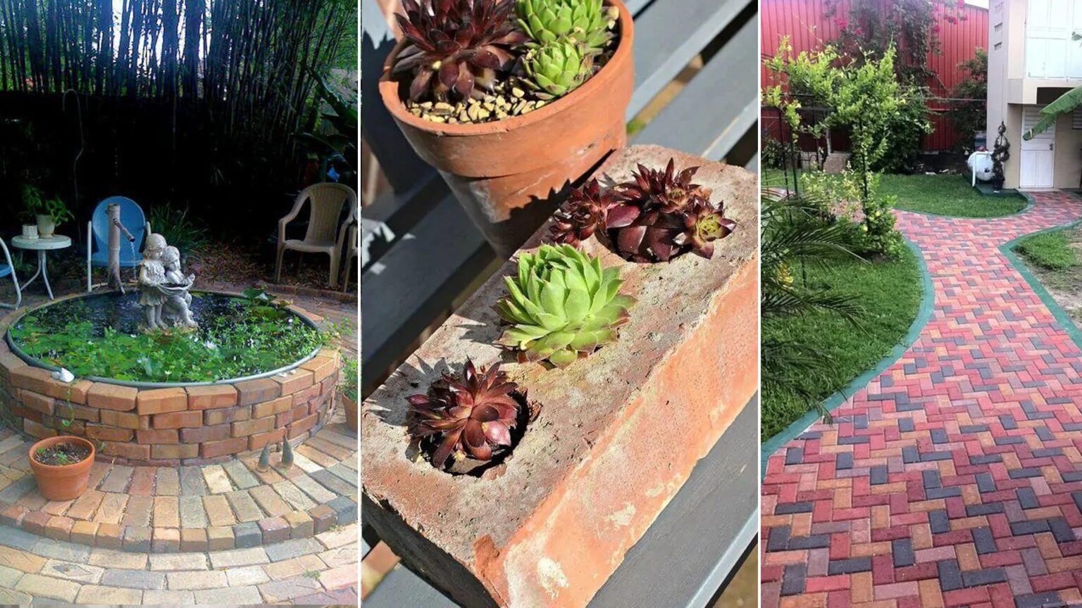 Διακόσμησε τον κήπο σου με παλιά τούβλα: 20 ιδέες για να απογειώσεις την μπροστινή βεράντα