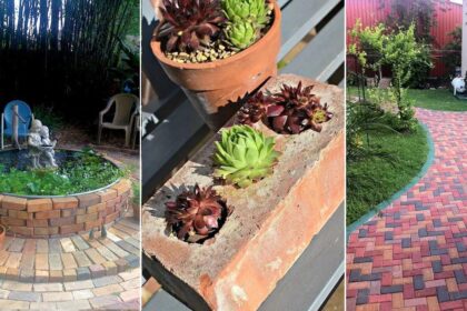 Διακόσμησε τον κήπο σου με παλιά τούβλα: 20 ιδέες για να απογειώσεις την μπροστινή βεράντα