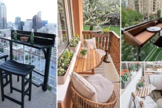 36 μικρά και λειτουργικά τραπεζάκια για μικρό μπαλκόνι για να απολαμβάνεις τον καφέ σου και το πρωινό