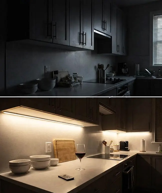 Σπίτι σε ενοίκιο: 17 οικονομικοί τρόποι να καλύψετε τα άσχημα ή φθαρμένα ντουλάπια κουζίνας 12 Σπίτι σε ενοίκιο: 17 οικονομικοί τρόποι να καλύψετε τα άσχημα ή φθαρμένα ντουλάπια κουζίνας