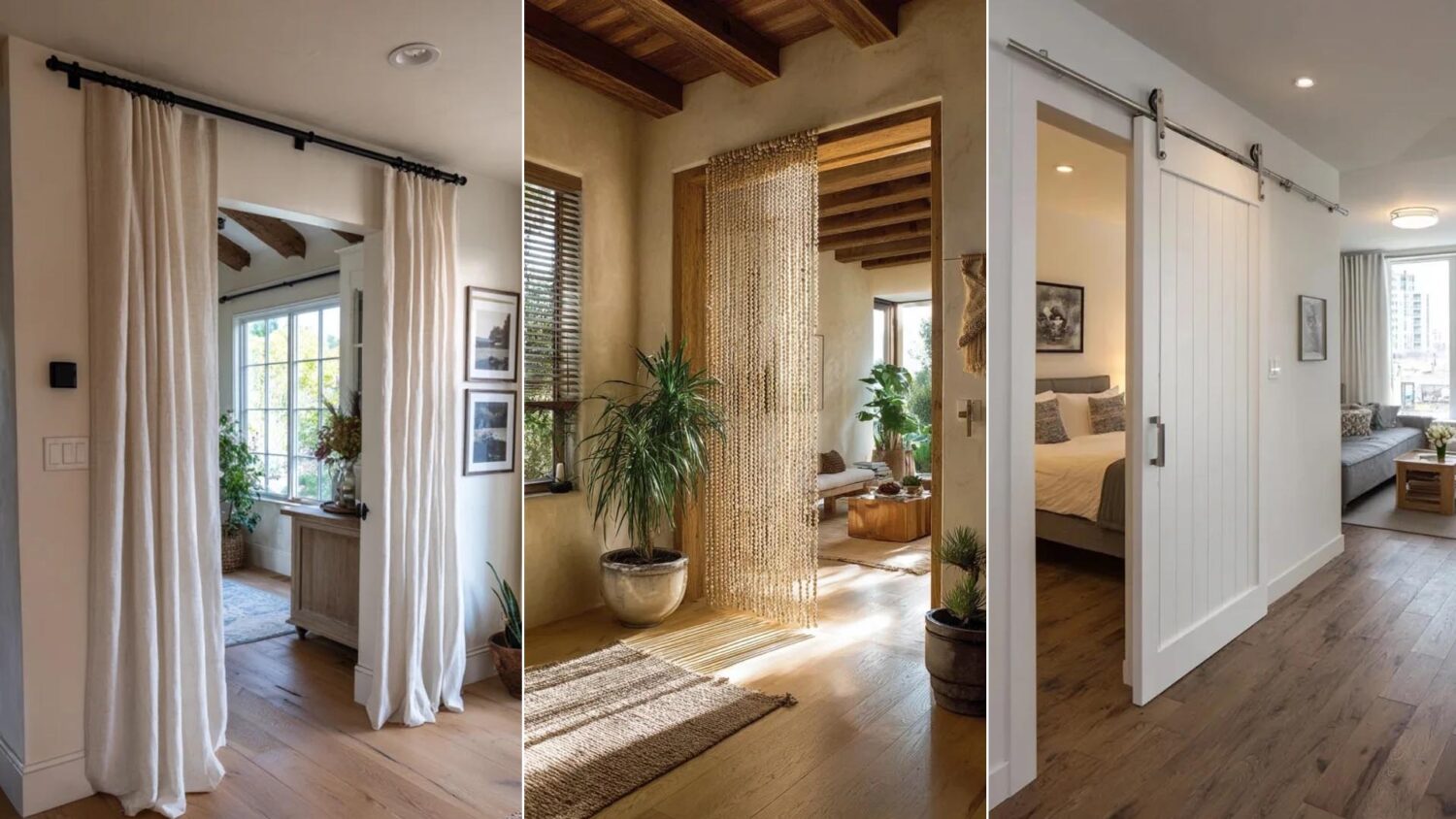 Προσωρινές πόρτες στο σπίτι