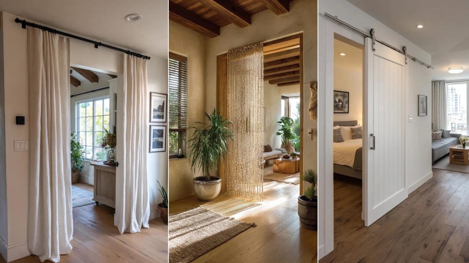 Προσωρινές πόρτες στο σπίτι