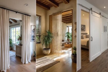 Προσωρινές πόρτες στο σπίτι