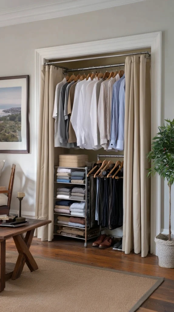 Προσωρινές πόρτες στο σπίτι: Χώρισε τους χώρους σου χωρίς εργασίες και χωρίς χρήματα 9 Προσωρινές πόρτες στο σπίτι: Χώρισε τους χώρους σου χωρίς εργασίες και χωρίς χρήματα