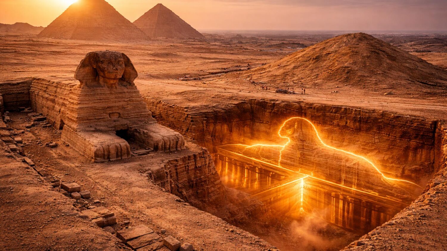 Επιστήμονες ανακάλυψαν τη δεύτερη σφίγγα θαμμένη στην Αίγυπτο.