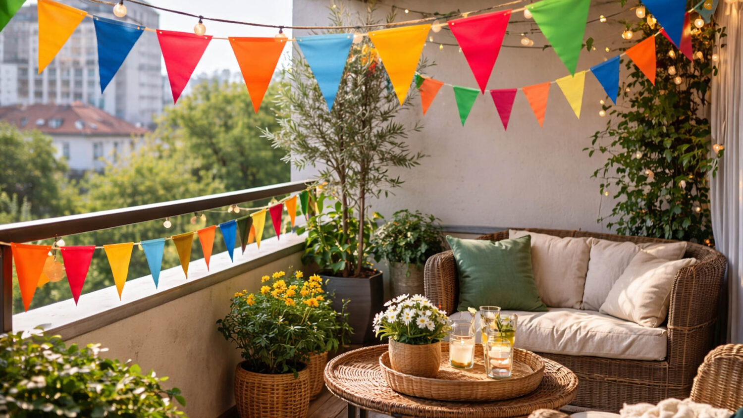 Γιατί να βάλεις σημαιάκια στο μπαλκόνι: Το απλό κόλπο που διώχνει τα περιστέρια
