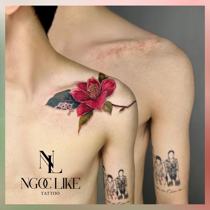 15 άνθρωποι που μετέτρεψαν τις ουλές τους σε υπέροχα τατουάζ χάρις σε μια Tattoo Artist από το Βιετνάμ 5 15 άνθρωποι που μετέτρεψαν τις ουλές τους σε υπέροχα τατουάζ χάρις σε μια Tattoo Artist από το Βιετνάμ