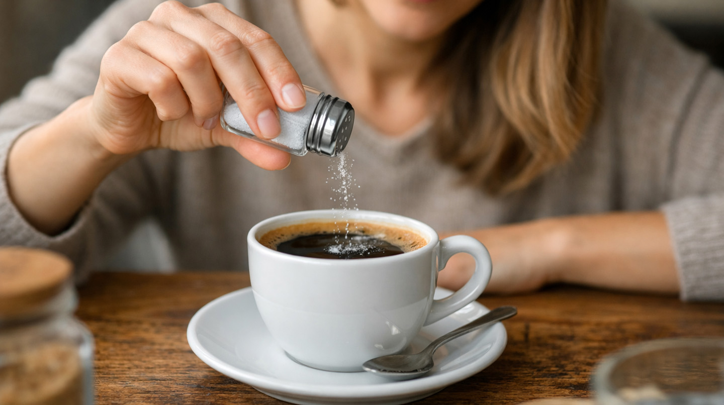 αλάτι στον καφέ