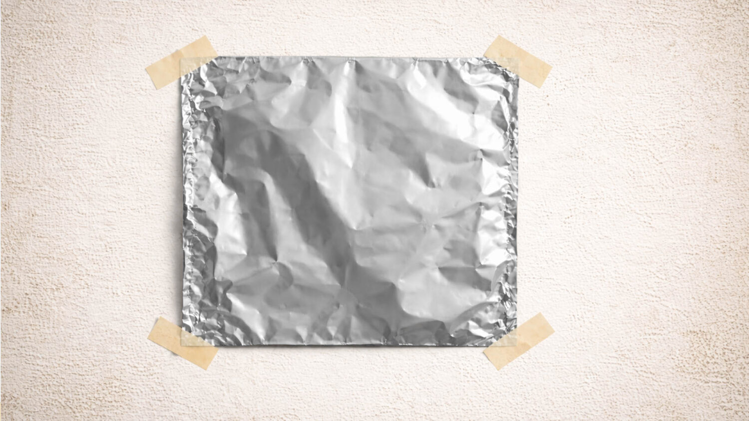 Κόλλησε αλουμινόχαρτο στον τοίχο και θα καταλάβεις αμέσως από που προέρχεται η υγρασία