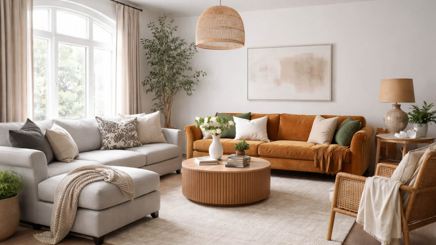 Πώς να συνδυάσεις διαφορετικούς καναπέδες στο σαλόνι χωρίς να φαίνεται ότι έχεις κάνει λάθος