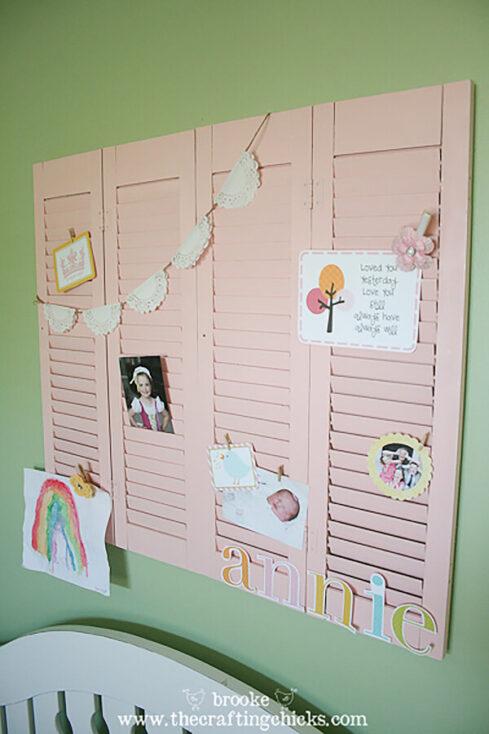 Πριν πετάξεις τα παλιά παντζούρια, δες τι μπορείς να φτιάξεις - 23+1 ιδέες που θα σε ενθουσιάσουν 12 Πριν πετάξεις τα παλιά παντζούρια, δες τι μπορείς να φτιάξεις - 23+1 ιδέες που θα σε ενθουσιάσουν