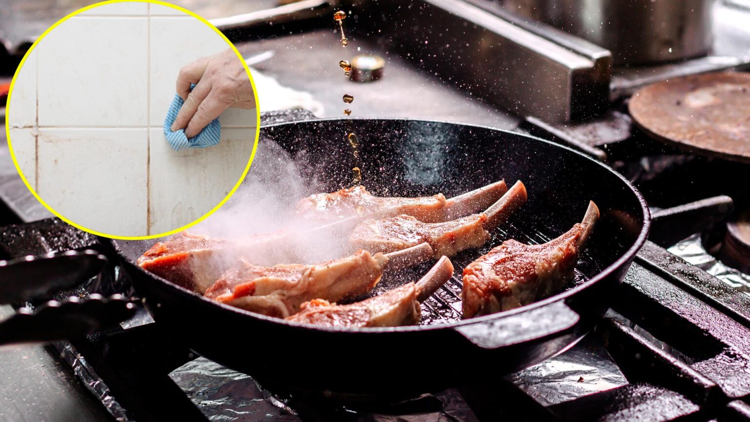 Βάλε μεμβράνη στα πλακάκια πριν τηγανίσεις - θα με θυμηθείς