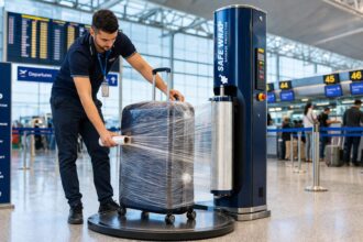 Γιατί τυλίγουν τις βαλίτσες με μεμβράνη: 7 πρακτικοί λόγοι και τι να προσέξεις