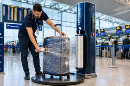 Γιατί τυλίγουν τις βαλίτσες με μεμβράνη: 7 πρακτικοί λόγοι και τι να προσέξεις